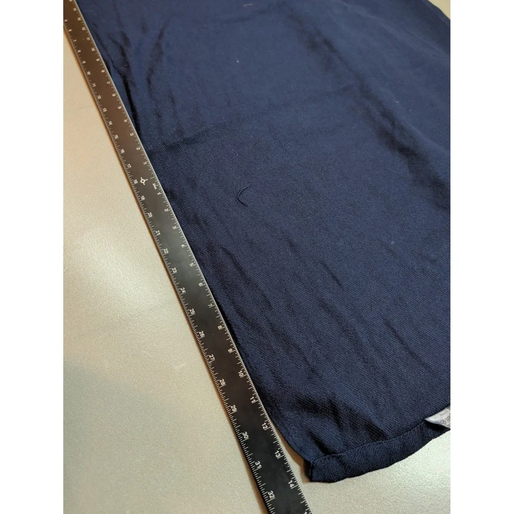 United Airlines First Class Cabin Blanket John Horsfall Navy Blue Travel Throw